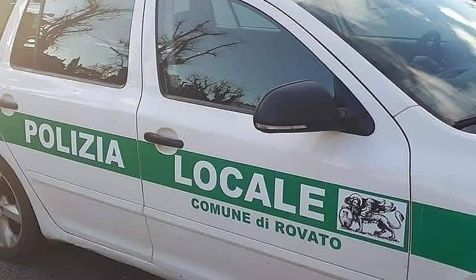 Polizia locale di Rovato, foto da Facebook